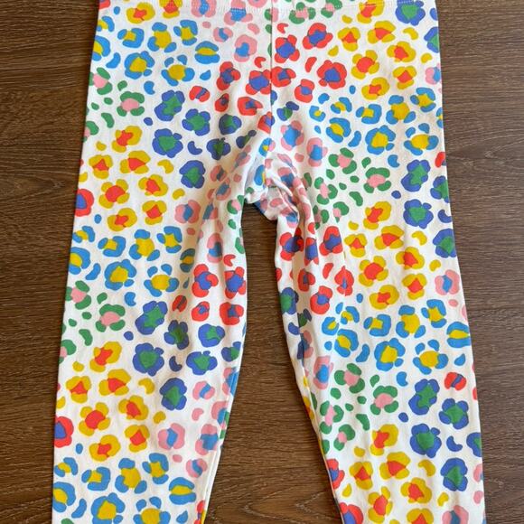 Mini Boden Girls Animal Print Cropped Leggings Sz 9-10 - Picture 1 of 3